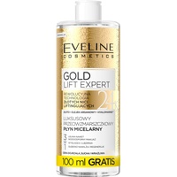 Eveline Cosmetics Gold Lift Expert reinigendes Mizellenwasser für reife