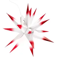 Lunartec 4D-Weihnachtsstern-Lampe aus Papier, 60 cm