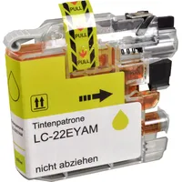 Ampertec Tinte kompatibel mit Brother LC-22EY yellow