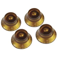 Gibson Top Hat Knobs Vintage Amber 4 Pack