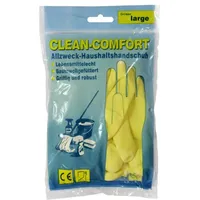 AMPri CLEAN-COMFORT Latex-Haushaltshandschuhe puderfrei, verschiedene Farben M