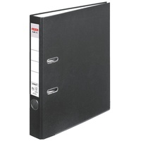 Herlitz Ordner max.file protect A4, PP-Folienbezug Wechselfenster 5 cm,schwarz