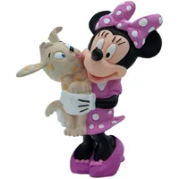 BULLYLAND Mickey Mouse Clubhouse Figur Minnie mit Hund, 7