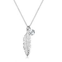 Elli by julie & grace Elli Halskette Feder Boho