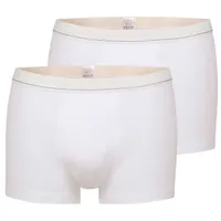 Bugatti Boxershorts BUGATTI Herren Pants weiß uni 2er Pack