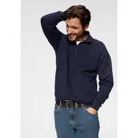 FRUIT OF THE LOOM Sweatjacke Unisex-Freizeitjacke Uni blau S