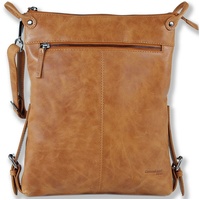 GREENLAND Nature Light Umhängetasche Leder 27 cm braun