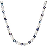 VALERO PEARLS Perlen-Kette Sterling Silber Süßwasser-Zuchtperle in 50 cm