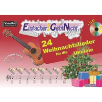 LeuWa Verlag Einfacher!-Geht-Nicht: 24 Weihnachtslieder für die Ukulele mit