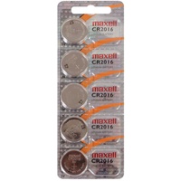 Maxell CR2016 Lithium Knopfzelle 3V 5er Blister