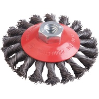 Fortis Kegelbürste Edelstahl 100mm gezopft