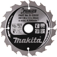 Makita SPECIALIZED Sägeb.136x20x16Z