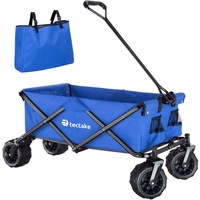 Tectake Faltbar mit Tragetasche blau