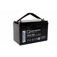 Q-Batteries 12LC-100 / 12V 107Ah Bleiakku als zyklenfeste Ausführung