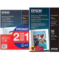 Epson Premium Semigloss Photo Paper - 10x15cm 50 Blatt