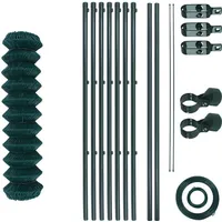 Estexo Gartenzaunset Gartenzaun 1,00x15 m Zaunset Drahtzaun Maschendraht Zaunrollenset