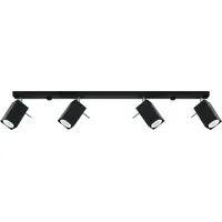 Sollux Merida 4xGU10 80 cm schwarz