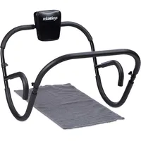 Relaxdays Bauchtrainer schwarz