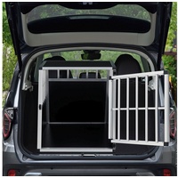 Juskys Aluminium Hundetransportbox