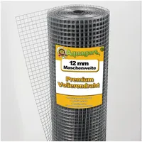 Aquagart 75m x 1m Volierendraht 12mm Drahtgitter Schweissgitter Drahtzaun