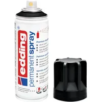 Edding 5200 Permanentspray Premium Acryllack 200 ml tiefschwarz matt