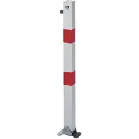 GAH Alberts Absperrpfosten KLAPPY 70x70 mm Dreik. Aufschr.