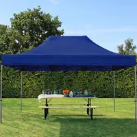 TOOLPORT Faltpavillon Premium 3 x 4,5 m blau 582546