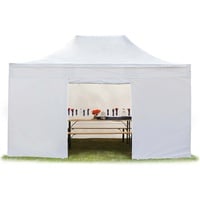 TOOLPORT Faltpavillon 3 x 4,5 m weiß 582616 inkl.