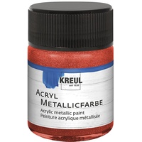 Kreul Acryl Metallicfarbe rot, 50 ml
