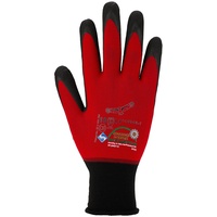 ASATEX Feinstrickhandschuh CONDOR-T m. Mikroschaumbesch. rot/schw. Gr.11 rot/schwarz 98%