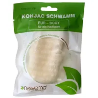 Nawemo Konjac Körperschwamm Pur, oval