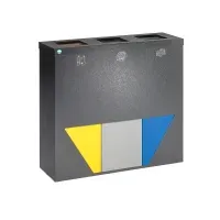 VAR Wertstoffsammelstation WS Trapez 93 antik-silber