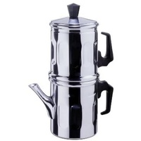 ILSA Traditionelle Caffettiera Napoletana, Alluminium, Tassen: 3 – 4