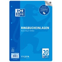 Oxford Ringbucheinlage A4 blanko, 50 Blätter
