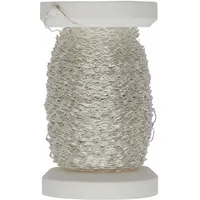 Glorex  Effektdraht versilbert 0,25 mm x 60 m