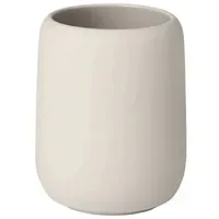 BLOMUS Zahnputzbecher Sono Keramik Beige Creme