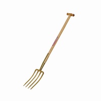 Erntekönig Spatengabel mit Bajonettzinken, gold