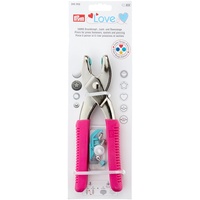 Prym Love Vario-Zange mit Loch-/Color Snaps Werkzeug, Stahl, 19
