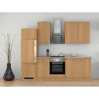 Flex-Well Küchenzeile 270 cm Buche