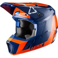 Leatt GPX 3.5 V20.2 Motocross Helm, blau-orange, Größe XL