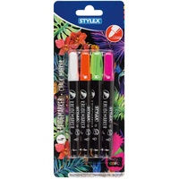 Stylex Kreidemarker 4 St. mehrfarbig