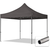 TOOLPORT Faltpavillon 3 x 3 m dunkelgrau 582539
