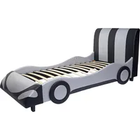 MCW Bett MCW-E14, Auto Junge Kinderbett Jugendbett, Lattenrost Kunstleder