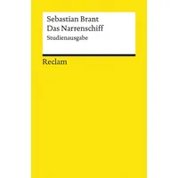 Reclam Philipp Jun. Das Narrenschiff. Studienausgabe