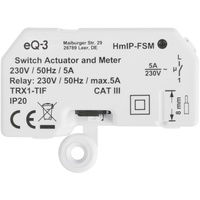 EQ-3 Homematic IP Schalt-Mess-Aktor Unterputz, Schaltaktor mit Strommesssensor (142721A0)