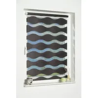 K-HOME Klemmfix Doppelrollo Welle 70 x 150 cm anthrazit
