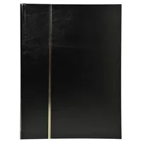 Exacompta Briefmarkenalbum Schwarz
