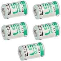 Saft 5x Saft Lithium 3,6V Batterie LS 14250 -