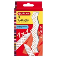 Herlitz Tafelkreide weiß 12 Stück