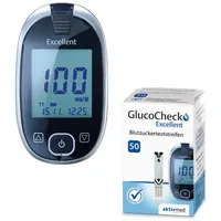 GlucoCheck Excellent mg/dl inkl. 60 Teststreifen,